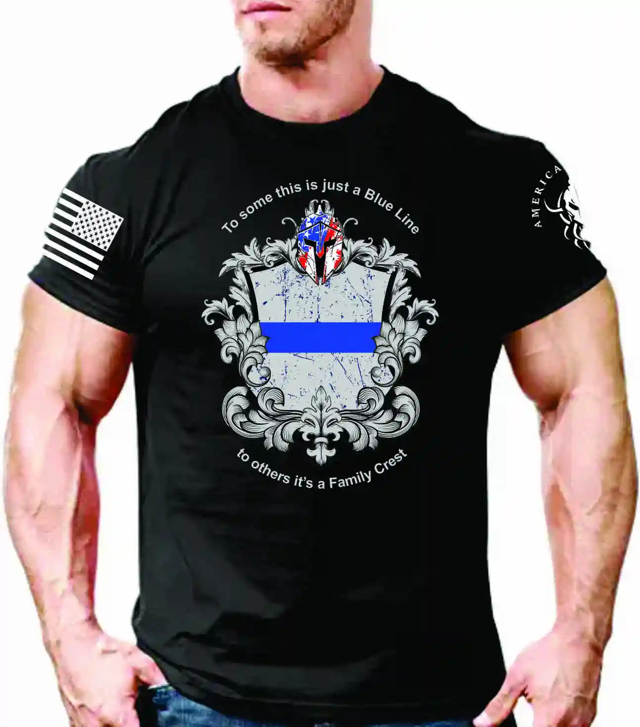 Thin Blue Line Family Crest